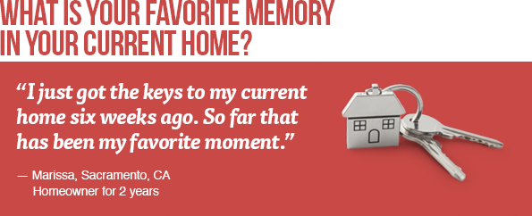 What is your favorite memory in your current home?