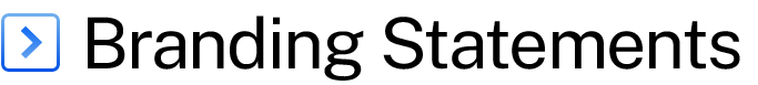 Branding Statements